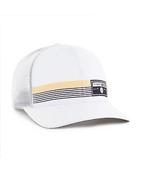 '47 Brand Men's White Pittsburgh Steelers Rangefinder Trucker Adjustable Hat