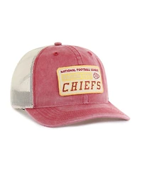 '47 Brand Men's Red Kansas City Chiefs Canteen Relaxed Trucker Adjustable Hat