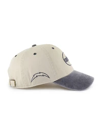 '47 Brand Men's Khaki Los Angeles Chargers Breaking Trail Clean Up Adjustable Hat