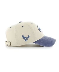 '47 Brand Men's Khaki Houston Texans Breaking Trail Clean Up Adjustable Hat