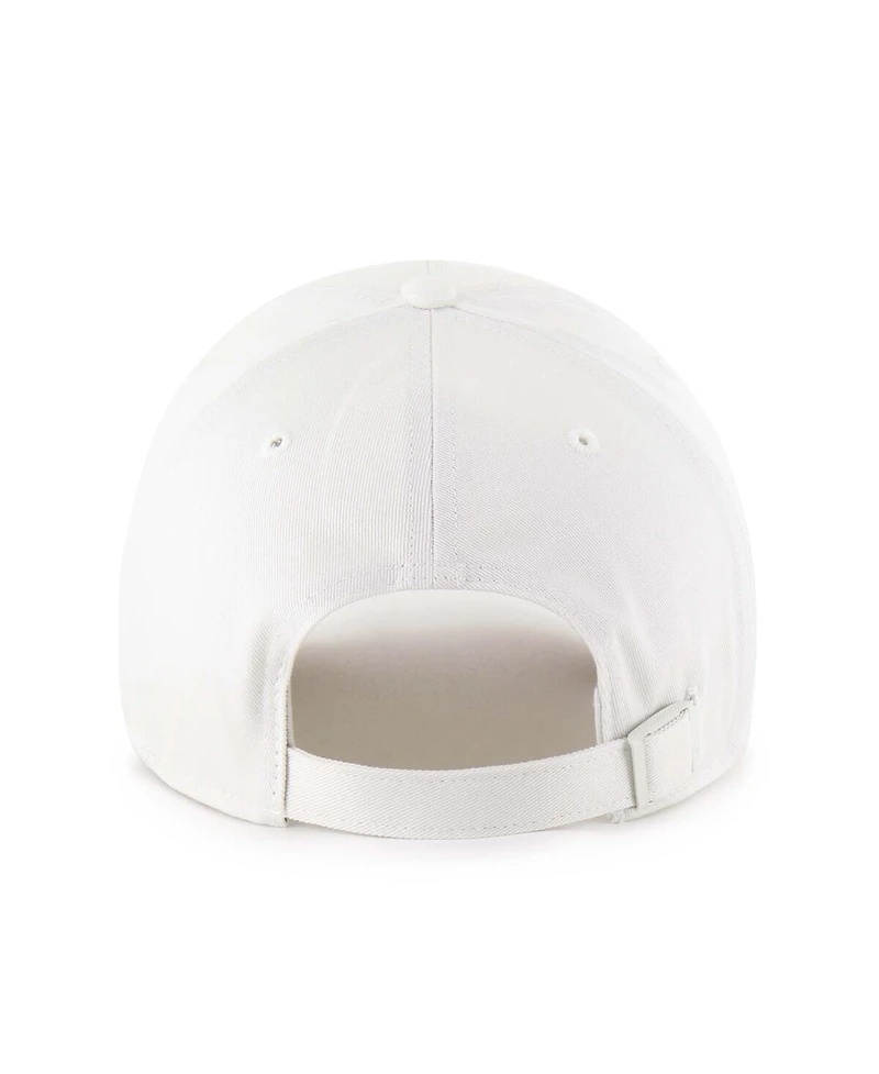 '47 Brand Men's White Washington State Cougars Contemporary Basics Foundation Clean Up Adjustable Hat