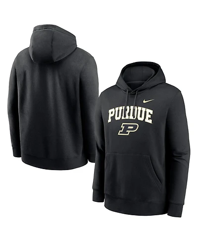 Nike Men's Black Purdue Boilermakers Club Pullover Hoodie