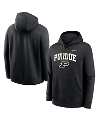 Nike Men's Black Purdue Boilermakers Club Pullover Hoodie