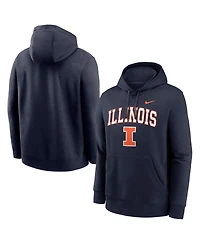 Nike Men's Navy Illinois Fighting Illini Club Pullover Hoodie