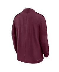 Nike Men's Maroon Virginia Tech Hokies Dri-fit Half-Zip Pullover Sweatshirt