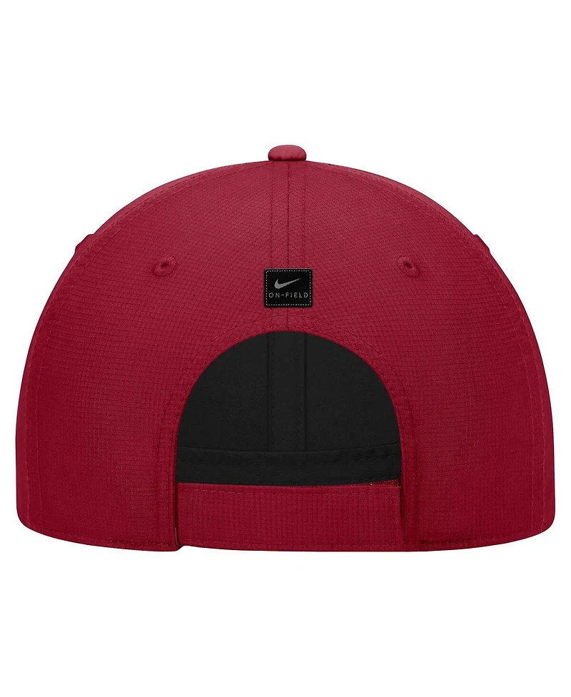 Nike Men's Cardinal Iowa State Cyclones 2025 On-Field Club Performance Adjustable Hat