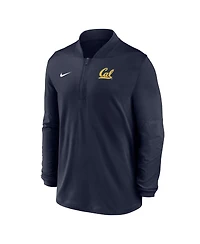 Nike Men's Navy Cal Bears Dri-fit Half-Zip Pullover Sweatshirt