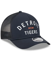 New Era Men's Navy Detroit Tigers Minimalist 9FORTY A-Frame Adjustable Hat