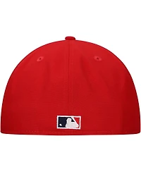 New Era Men's Red Washington Nationals Duo Logo 2.0 59FIFTY Fitted Hat