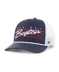 '47 Brand Men's Navy Boston Red Sox Brrr Downburst Mesh Hitch Adjustable Hat