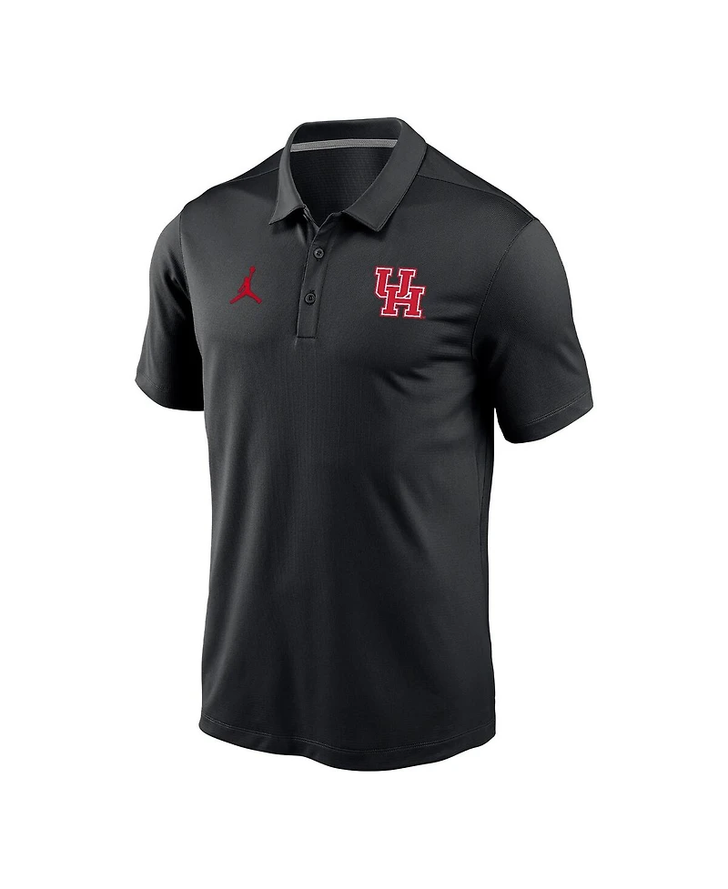 Nike Men's Black Houston Cougars Solid Victory Dri-fit Polo Shirt