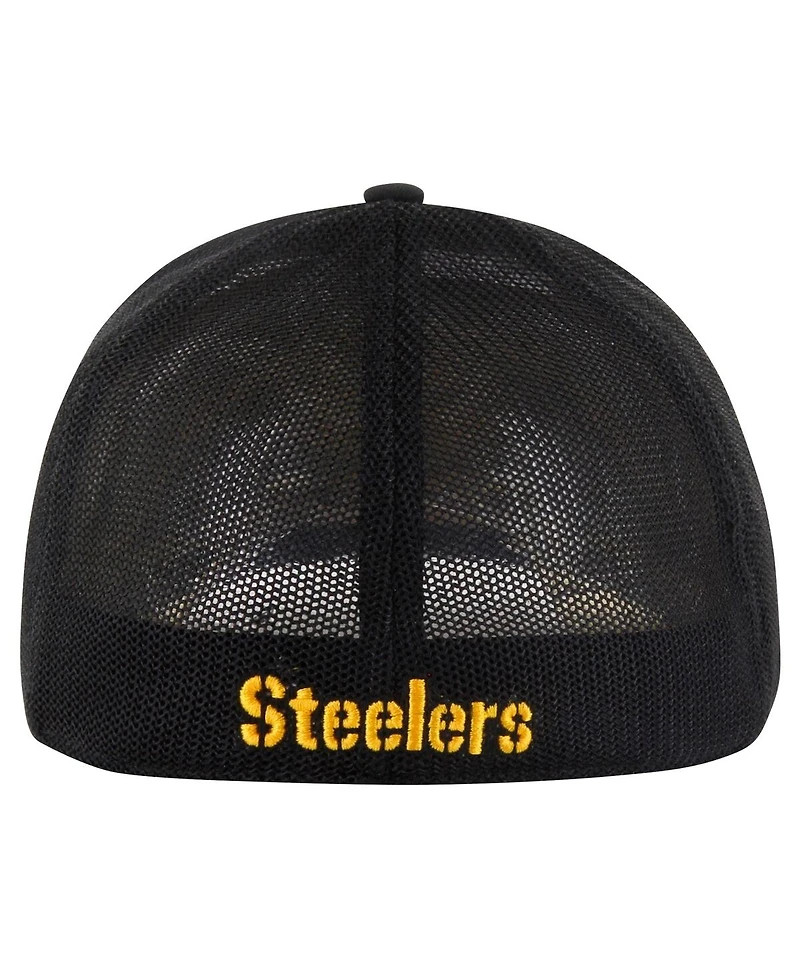 '47 Brand Men's Black Pittsburgh Steelers Blackball Trophy Flex Hat