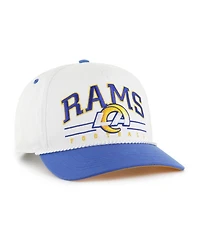 '47 Brand Men's White/Royal Los Angeles Rams Roscoe Two-Toned Hitch Adjustable Hat