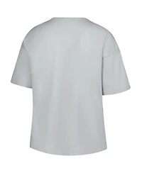 Fanatics Women's Gray Notre Dame Fighting Irish Plus Winning Gear Notch Neck T-Shirt