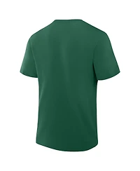 Fanatics Men's Green Miami Hurricanes Big Tall Distressed Vintage Logo T-Shirt