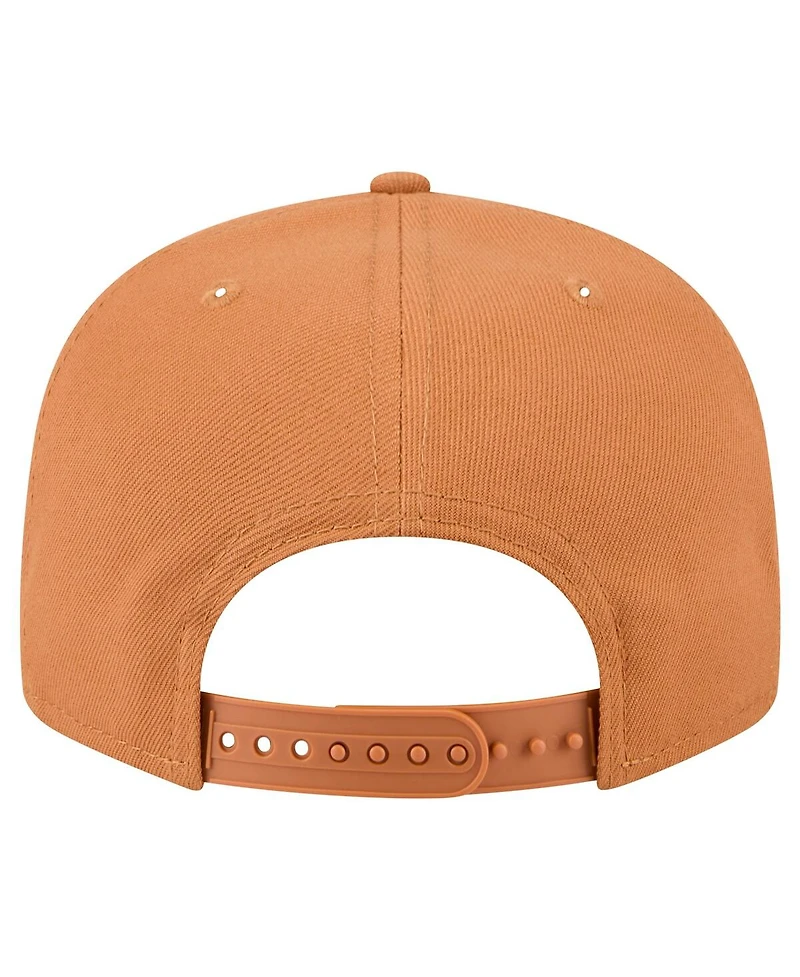 New Era Men's Tan Charlotte Hornets Color Pack 9FIFTY Snapback Hat