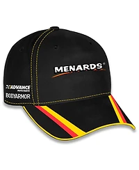 Checkered Flag Sports Men's and Women's Black Ryan Blaney Menards Uniform Adjustable Hat