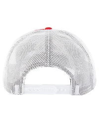 '47 Brand Men's Red/White Atlanta Falcons Team Unstructured Trucker Adjustable Hat