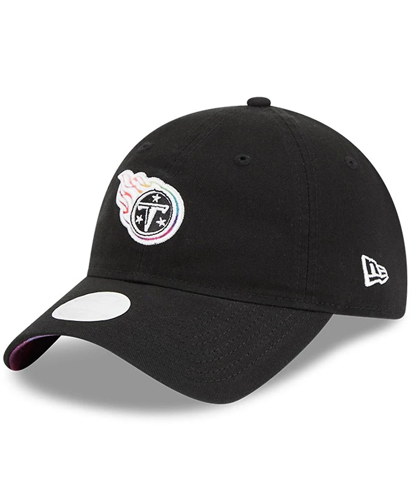 New Era Women's Black Tennessee Titans 2023 Nfl Crucial Catch 9TWENTY Adjustable Hat