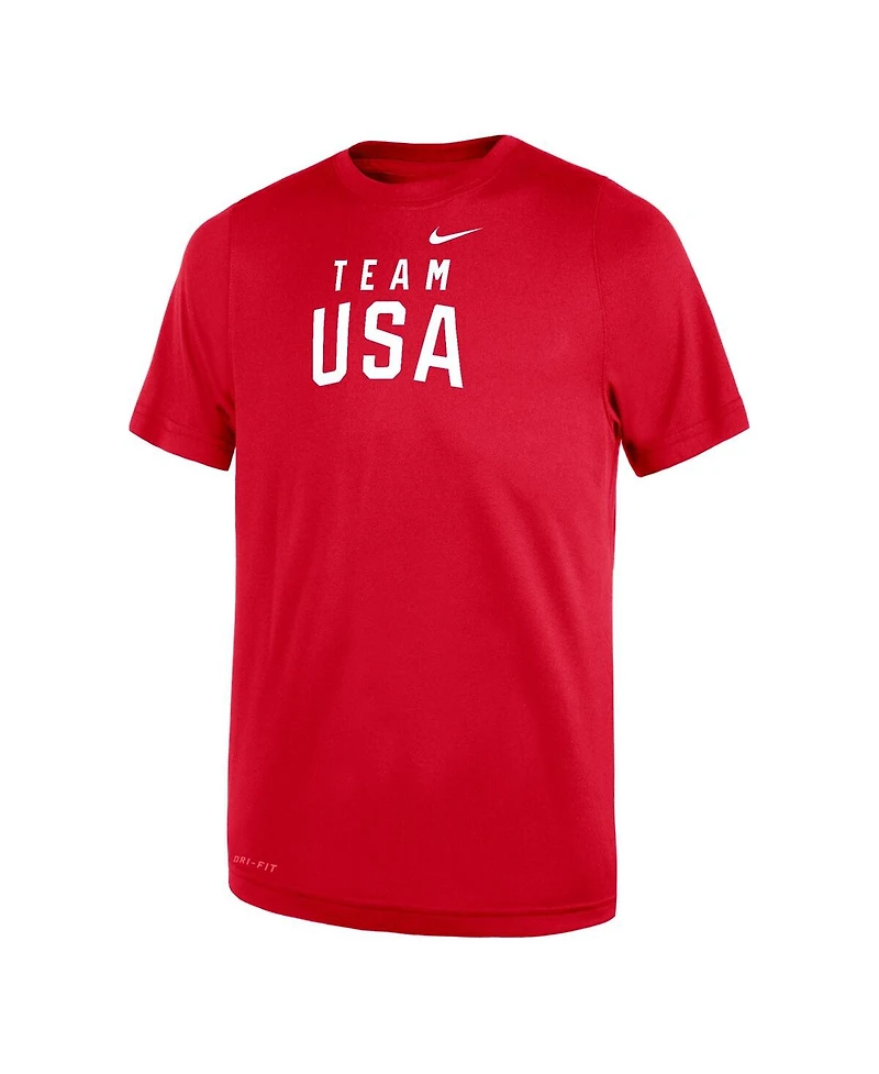 Nike Toddler Red Team Usa Legend Performance T-Shirt