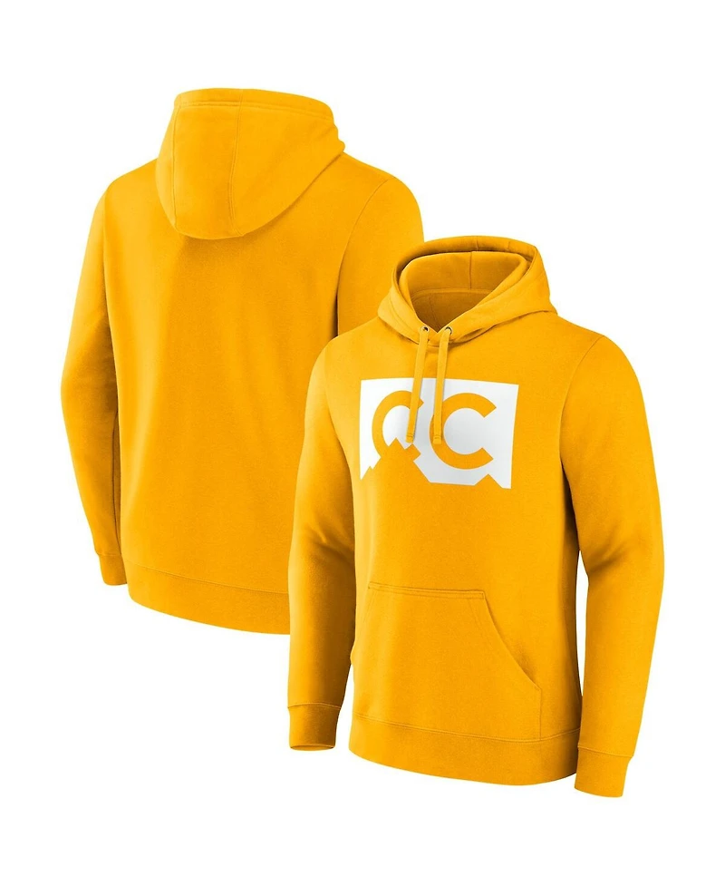 Fanatics Men's Gold Colorado College Tigers Primary Logo Pullover Hoodie