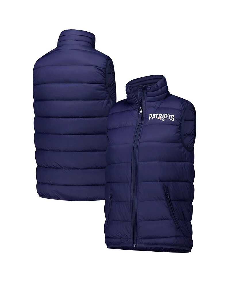 Dunbrooke Women's Navy New England Patriots Alberta Full-Zip Vest