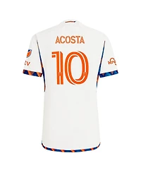 Adidas Men's Luciano Acosta White Fc Cincinnati 2024 The Canvas Kit Authentic Player Jersey