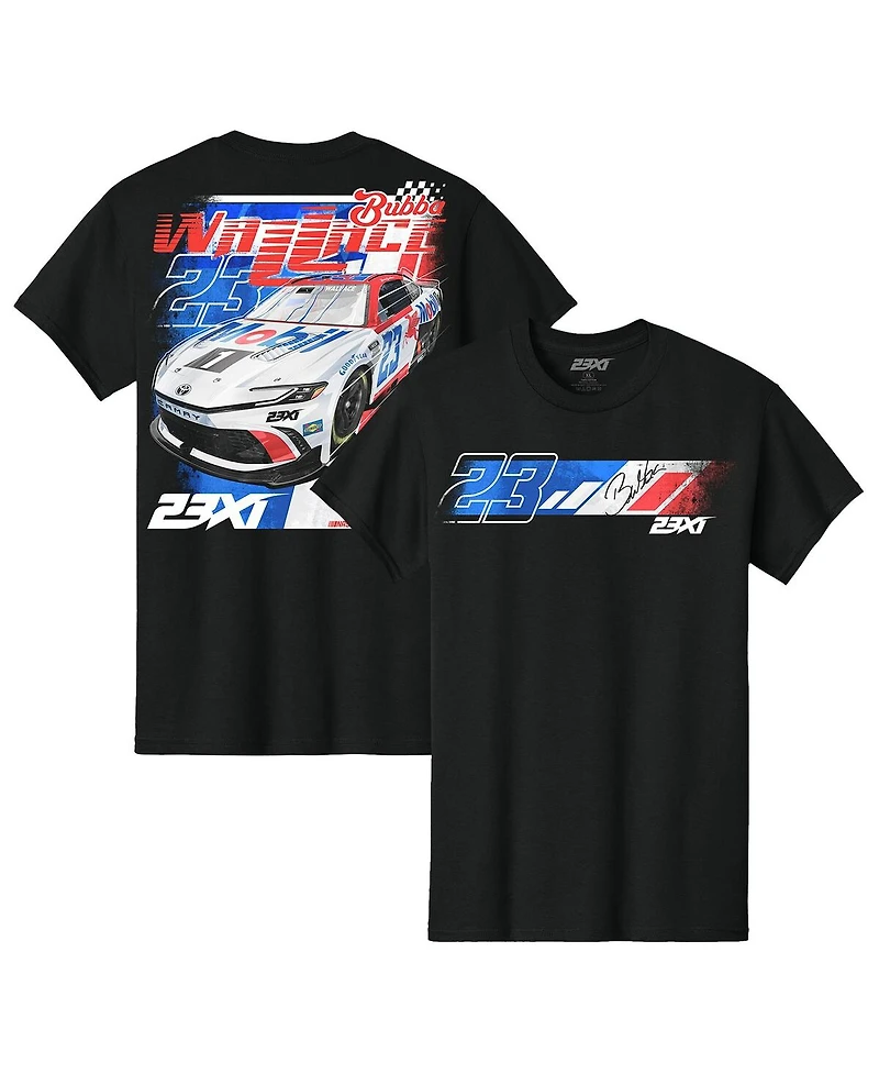 23xi Racing Men's Black Bubba Wallace Mobil 1 Car T-Shirt