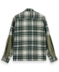 Scotch & Soda Men's Relaxed Fit Patchwork Shirt