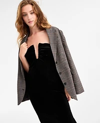 Bar Iii Women's Velvet Hardware Midi Dress, Macy's Exclusive