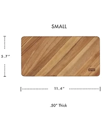 Dexas 3-Piece Acacia Diagonal Grain Board Set