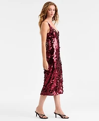Bar Iii Women's Pailette Midi Dress, Macy's Exclusive