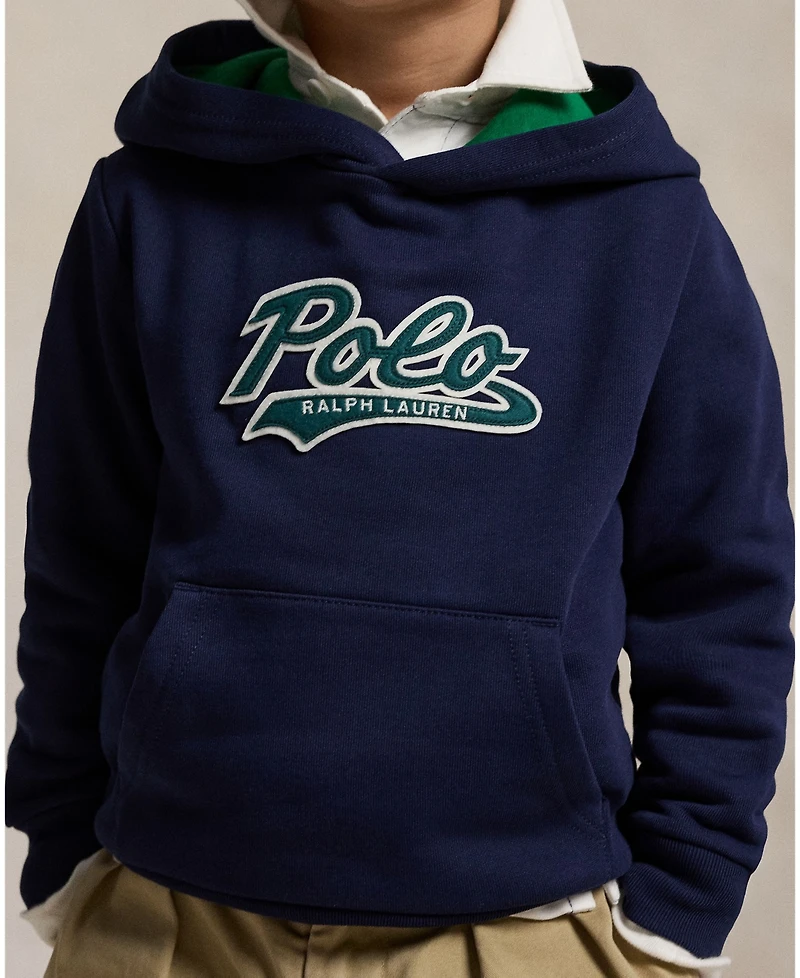 Polo Ralph Lauren Toddler and Little Boys Logo Fleece Hoodie