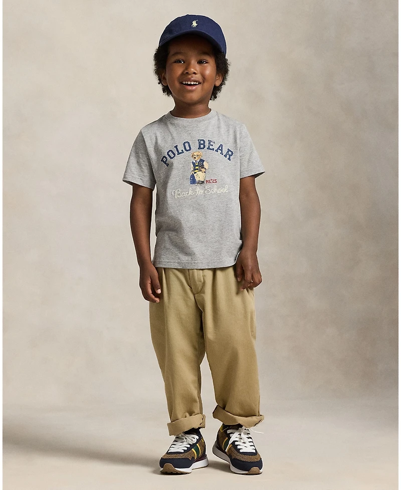 Polo Ralph Lauren Toddler and Little Boys Bear Cotton Jersey T-Shirt