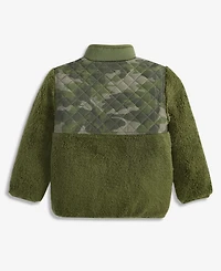 Epic Threads Boys Toddler 2T-4T Camo Faux-Sherpa Jacket, Macy's Exclusive