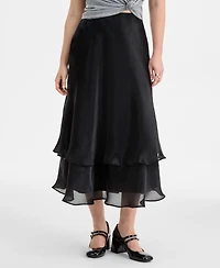 On 34th Women's Tiered Flounce Midi Skirt, Macy's Exclusive