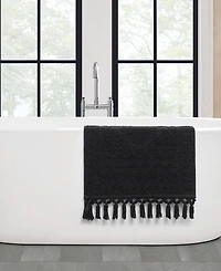 French Connection Nellore Fringe Cotton 20" x 38" Bath Rug