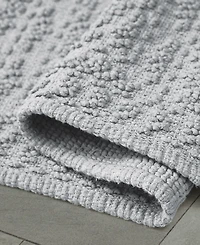 French Connection Nellore Fringe Cotton 17" x 28" Bath Rug