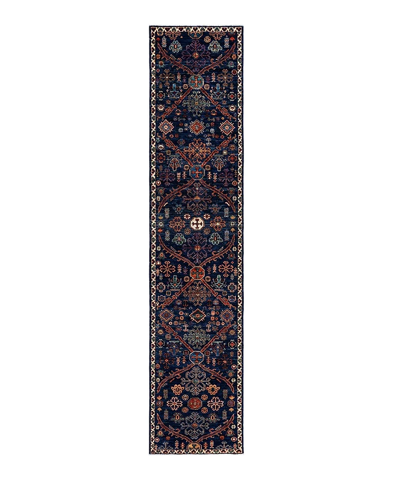 Adorn Hand Woven Rugs Serapi M1982 2'7"x11'8" Runner Area Rug
