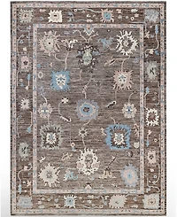 Adorn Hand Woven Rugs Colorful Oushak M0103-31 9'11"x13'8" Area Rug