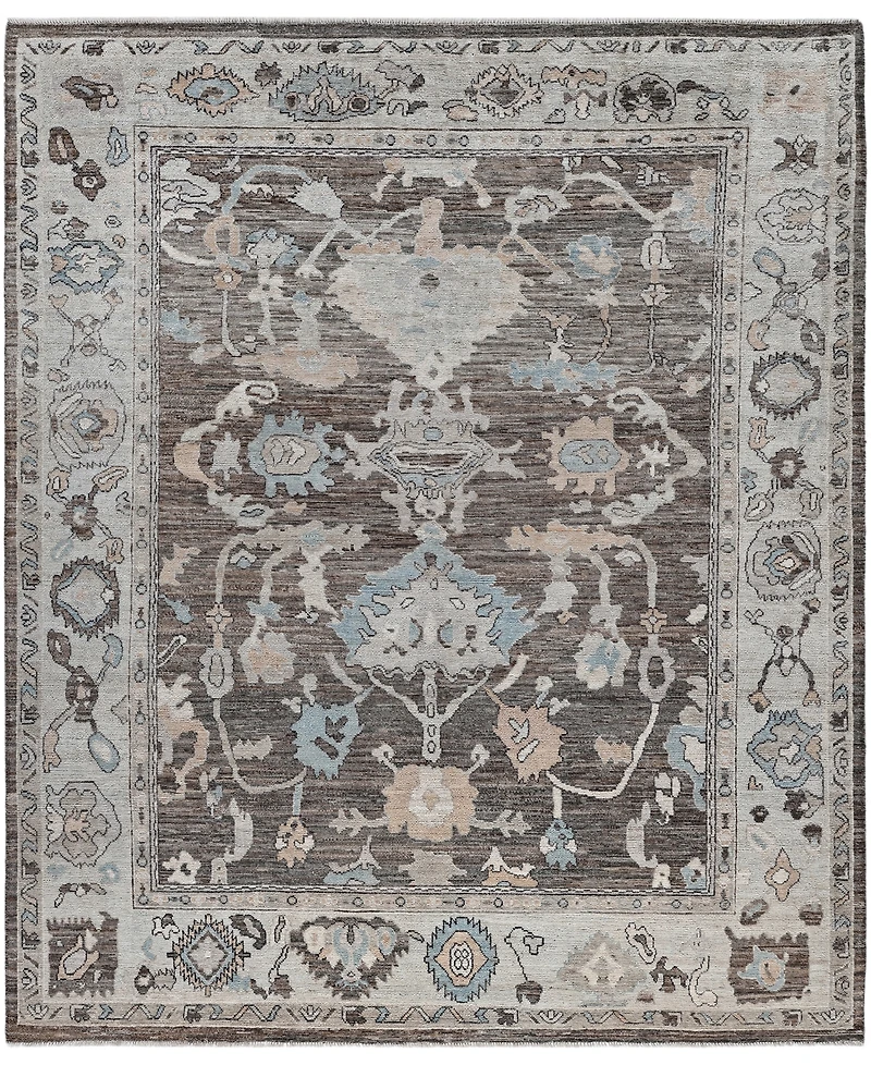 Adorn Hand Woven Rugs Colorful Oushak M0103-53 8'2"x9'9" Area Rug