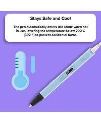myFirst 3D Pen Artist - Printing Pen with 6 Pcl Filament Colors, Stencil Book, Charger