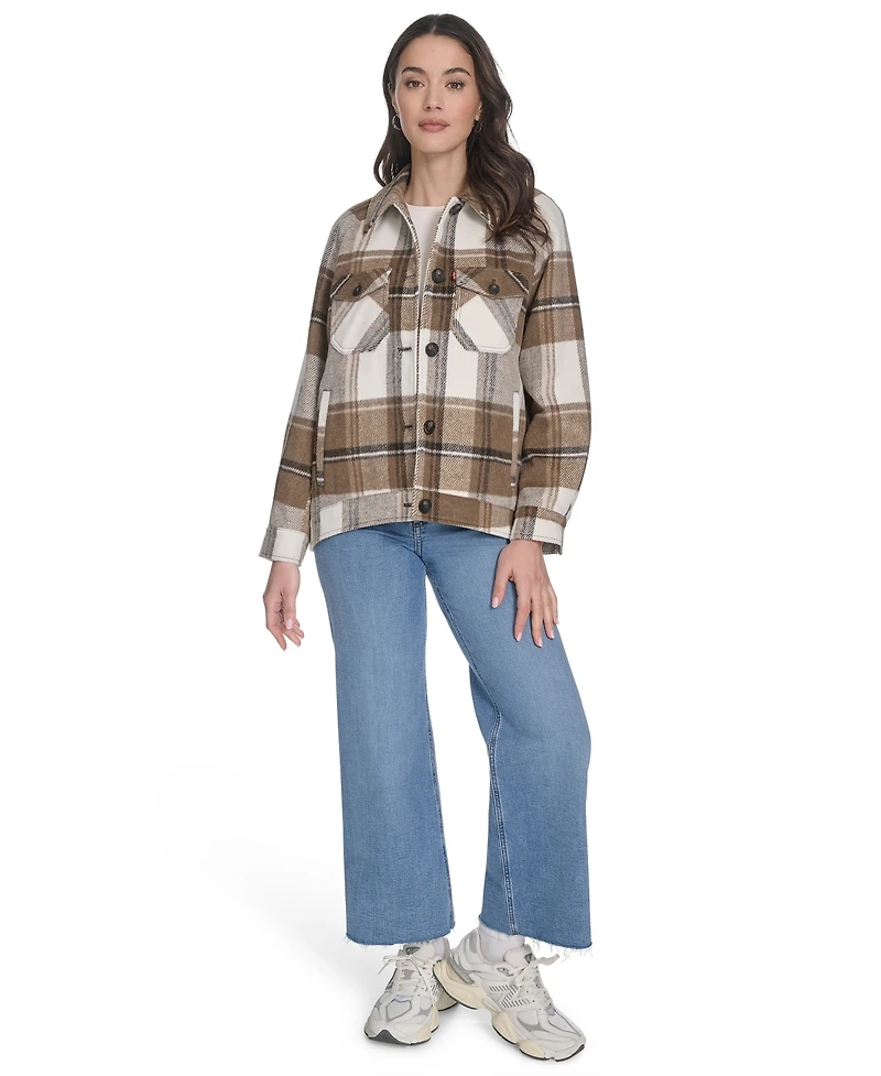 Levi's Women's Wool Blend Shirt Jacket