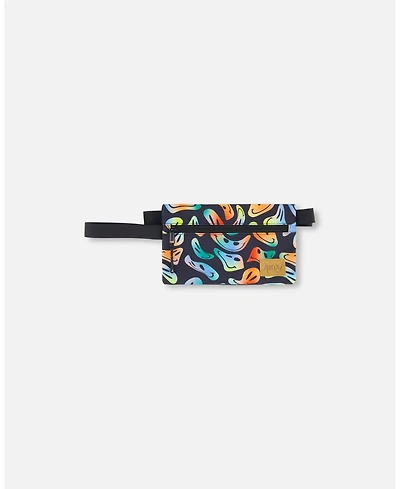Deux par Deux Boy Double Pencil Case Smiley Face Boy - Toddler|Child