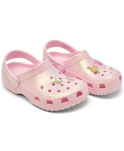 Crocs Little Girls Unicorn Classic Clogs from Finish Line