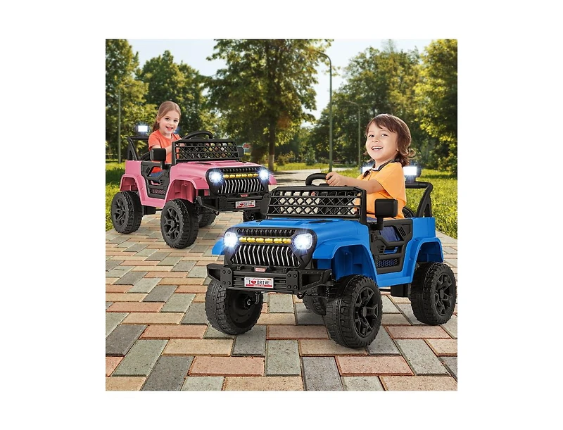 Akiudex 12V Kids Ride-On Truck with Remote Control and Music