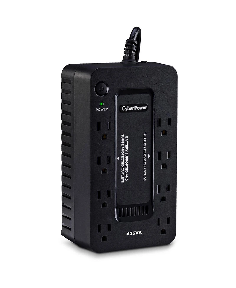 CyberPower ST425 8-Outlet 425VA/260W Surge Protection and Battery Backup Ups System, 2-Pack