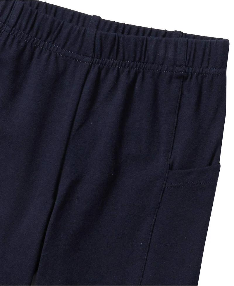 Lands' End Big Girls Plus Tough Cotton Bike Short with Pockets