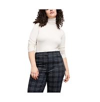 M.m.LaFleur Axam Layering Turtleneck - Contrast Organic Ribbed Pima Cotton
