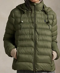 Polo Ralph Lauren Women's Water-Resistant Packable Hooded Jacket